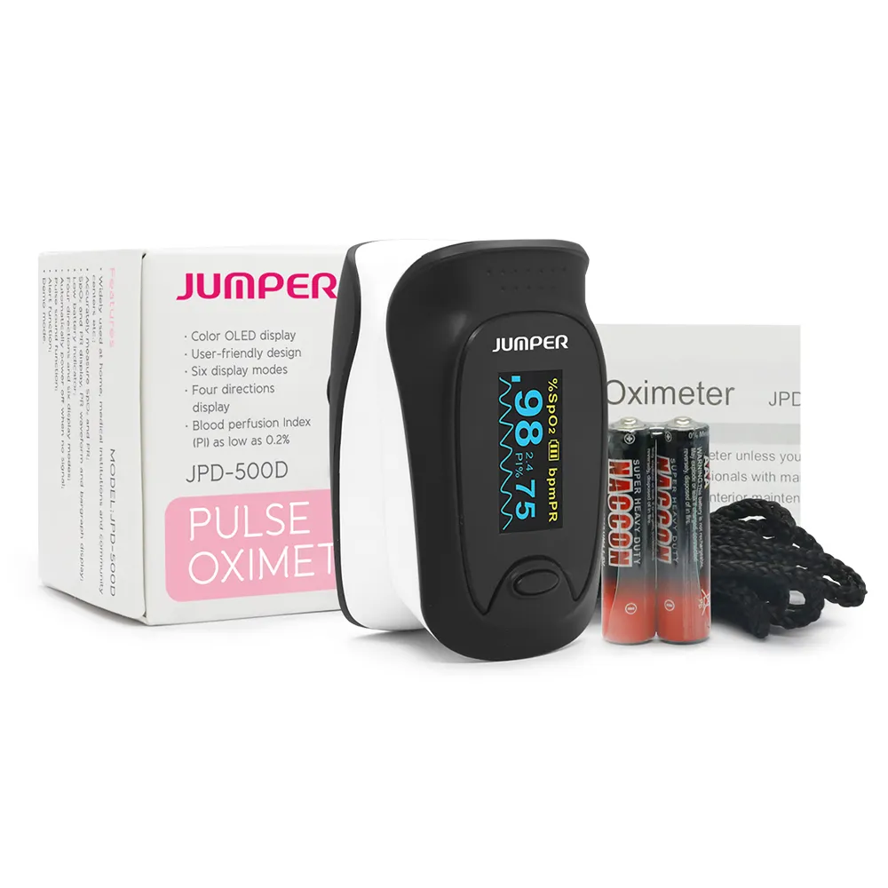 Jumper JPD-500D Fingertip Pulse Oximeter OLED