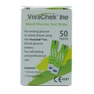 VivaChek Ino Blood Glucose Test Strips 50 Strips